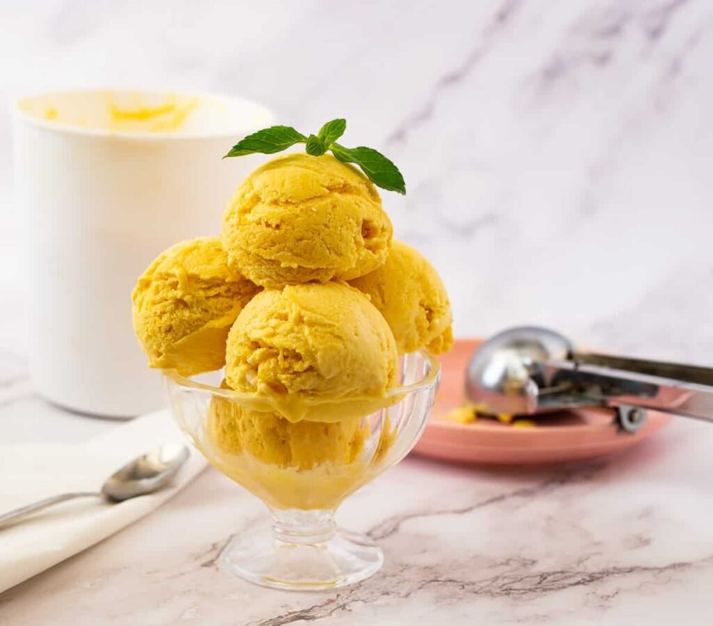 Mango Ice Cream Recipe 