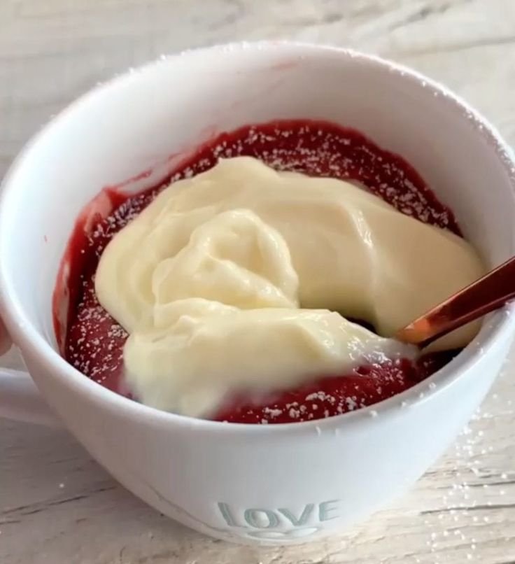 Red Velvet Mug Cake
