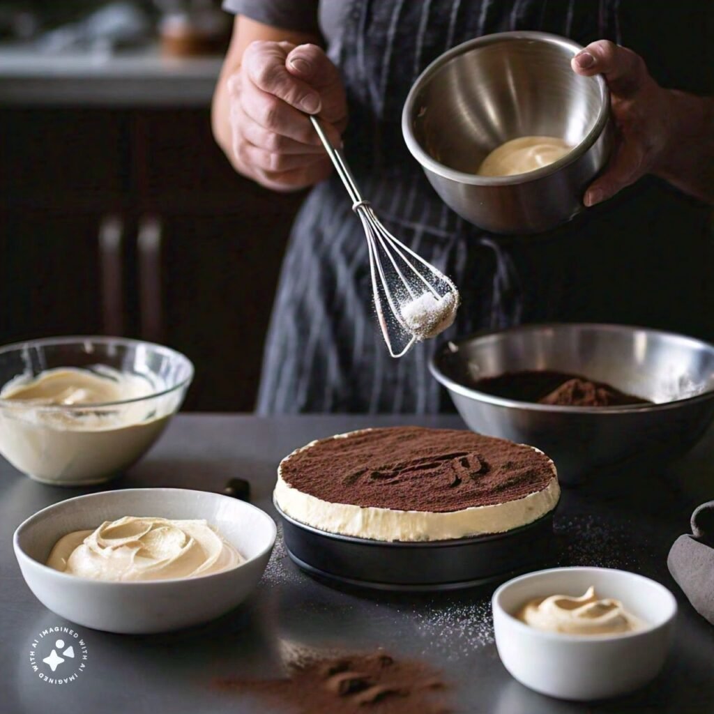Baked Tiramisu Cheesecake