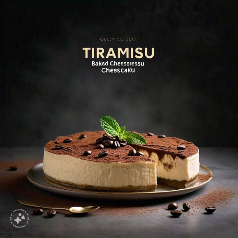 Baked Tiramisu Cheesecake Recipe