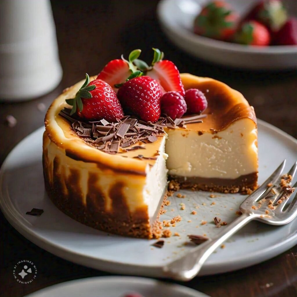 Bake the cheesecake