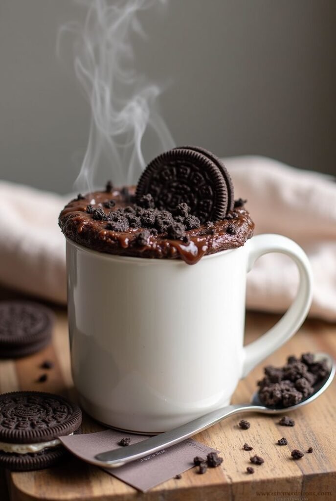 Oreo Mug Cake - The Quickest Mug Cake Recipe