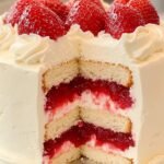 Cake with Strawberry Filling Recipe